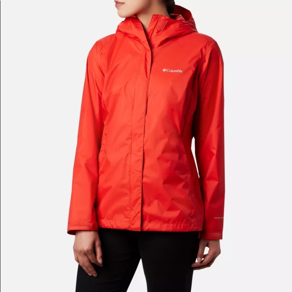 Columbia rain jacket size